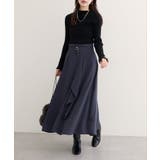 【natural couture】ウエストベルト付きラッフルデザインスカート | NICE CLAUP / OLIVE des OLIVE OUTLET | 詳細画像21