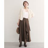 【natural couture】ウエストベルト付きラッフルデザインスカート | NICE CLAUP / OLIVE des OLIVE OUTLET | 詳細画像25