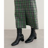 【natural couture】デザイン釦ラップ風チェックスカート | NICE CLAUP / OLIVE des OLIVE OUTLET | 詳細画像21