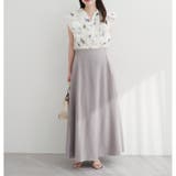 【natural couture】ハイウエストベルトフレアスカート | NICE CLAUP / OLIVE des OLIVE OUTLET | 詳細画像4