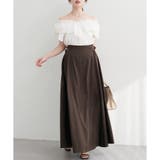 【natural couture】ハイウエストベルトフレアスカート | NICE CLAUP / OLIVE des OLIVE OUTLET | 詳細画像11