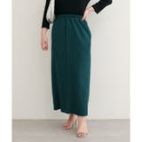 グリーン | 【natural couture】【ako】セルフカットタイトスカート | NICE CLAUP / OLIVE des OLIVE　OUTLET