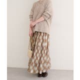 【natural couture】プリーツ切換スカート | NICE CLAUP / OLIVE des OLIVE　OUTLET | 詳細画像4 