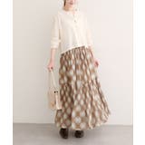 【natural couture】プリーツ切換スカート | NICE CLAUP / OLIVE des OLIVE　OUTLET | 詳細画像6 