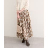 【natural couture】プリーツ切換スカート | NICE CLAUP / OLIVE des OLIVE　OUTLET | 詳細画像7 