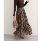 【natural couture】プリーツ切換スカート | NICE CLAUP / OLIVE des OLIVE　OUTLET | 詳細画像21 