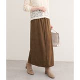 【natural couture】マルチウェイカットスウェードスカート | NICE CLAUP / OLIVE des OLIVE　OUTLET | 詳細画像12 