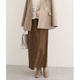 【natural couture】マルチウェイカットスウェードスカート | NICE CLAUP / OLIVE des OLIVE　OUTLET | 詳細画像16 