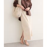 ベージュ | 【natural couture】マルチウェイカットスウェードスカート | NICE CLAUP / OLIVE des OLIVE　OUTLET