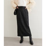 【natural couture】合皮風ポンチスエードタイトスカート | NICE CLAUP / OLIVE des OLIVE OUTLET | 詳細画像11