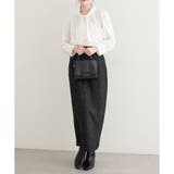 【natural couture】合皮風ポンチスエードタイトスカート | NICE CLAUP / OLIVE des OLIVE OUTLET | 詳細画像15