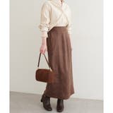 【natural couture】合皮風ポンチスエードタイトスカート | NICE CLAUP / OLIVE des OLIVE OUTLET | 詳細画像8