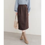 ブラウン | 【natural couture】セミタイトミディ丈スカート | NICE CLAUP / OLIVE des OLIVE OUTLET