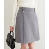 グレー | 【natural couture】台形キュロットスカート | NICE CLAUP / OLIVE des OLIVE OUTLET