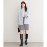 【natural couture】台形キュロットスカート | NICE CLAUP / OLIVE des OLIVE OUTLET | 詳細画像8