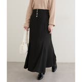 【natural couture】フロント釦マーメイドスカート | NICE CLAUP / OLIVE des OLIVE　OUTLET | 詳細画像23 