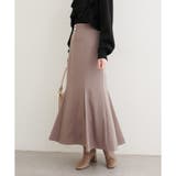 【natural couture】フロント釦マーメイドスカート | NICE CLAUP / OLIVE des OLIVE　OUTLET | 詳細画像2 