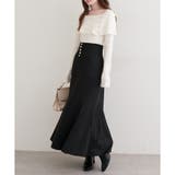 【natural couture】フロント釦マーメイドスカート | NICE CLAUP / OLIVE des OLIVE　OUTLET | 詳細画像11 