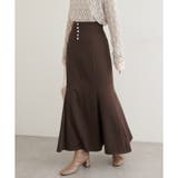 【natural couture】フロント釦マーメイドスカート | NICE CLAUP / OLIVE des OLIVE　OUTLET | 詳細画像5 