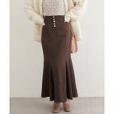 【natural couture】フロント釦マーメイドスカート | NICE CLAUP / OLIVE des OLIVE　OUTLET | 詳細画像7 