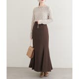 ブラウン | 【natural couture】フロント釦マーメイドスカート | NICE CLAUP / OLIVE des OLIVE　OUTLET