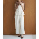 オフ | 【natural couture】金釦タックワイドパンツ | NICE CLAUP / OLIVE des OLIVE　OUTLET