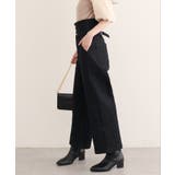 【natural couture】折り返しベルトデニムパンツ | NICE CLAUP / OLIVE des OLIVE　OUTLET | 詳細画像3 