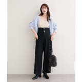 【natural couture】折り返しベルトデニムパンツ | NICE CLAUP / OLIVE des OLIVE　OUTLET | 詳細画像7 