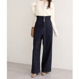 【natural couture】折り返しベルトデニムパンツ | NICE CLAUP / OLIVE des OLIVE　OUTLET | 詳細画像31 