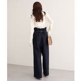 【natural couture】折り返しベルトデニムパンツ | NICE CLAUP / OLIVE des OLIVE　OUTLET | 詳細画像32 