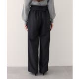 【natural couture】バックルベルト付きタックパンツ | NICE CLAUP / OLIVE des OLIVE　OUTLET | 詳細画像7 