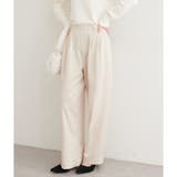 アイボリー | 【natural couture】タックサテンパンツ | NICE CLAUP / OLIVE des OLIVE OUTLET