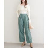 【natural couture】タックスラックスパンツ | NICE CLAUP / OLIVE des OLIVE OUTLET | 詳細画像7