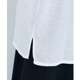 バンドカラーサイドスリットシアーシャツ | NICE CLAUP / OLIVE des OLIVE OUTLET | 詳細画像3