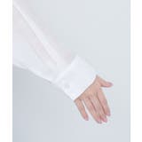 バンドカラーサイドスリットシアーシャツ | NICE CLAUP / OLIVE des OLIVE OUTLET | 詳細画像7