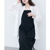 バンドカラーサイドスリットシアーシャツ | NICE CLAUP / OLIVE des OLIVE OUTLET | 詳細画像12