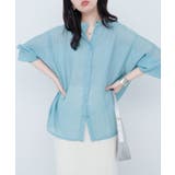 バンドカラーサイドスリットシアーシャツ | NICE CLAUP / OLIVE des OLIVE OUTLET | 詳細画像14