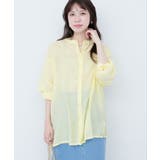 バンドカラーサイドスリットシアーシャツ | NICE CLAUP / OLIVE des OLIVE OUTLET | 詳細画像21