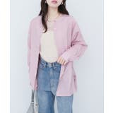 バンドカラーサイドスリットシアーシャツ | NICE CLAUP / OLIVE des OLIVE OUTLET | 詳細画像24