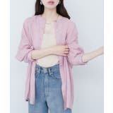 バンドカラーサイドスリットシアーシャツ | NICE CLAUP / OLIVE des OLIVE OUTLET | 詳細画像26