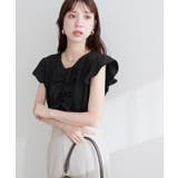 【natural couture】フロントフリルブラウス | NICE CLAUP / OLIVE des OLIVE　OUTLET | 詳細画像11 