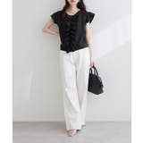 【natural couture】フロントフリルブラウス | NICE CLAUP / OLIVE des OLIVE　OUTLET | 詳細画像12 