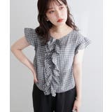 【natural couture】フロントフリルブラウス | NICE CLAUP / OLIVE des OLIVE　OUTLET | 詳細画像16 