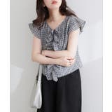 【natural couture】フロントフリルブラウス | NICE CLAUP / OLIVE des OLIVE　OUTLET | 詳細画像18 