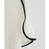 【natural couture】 【WEB限定】ハチワレスリーブ麻調ブラウス | NICE CLAUP / OLIVE des OLIVE OUTLET | 詳細画像2