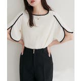 【natural couture】 【WEB限定】ハチワレスリーブ麻調ブラウス | NICE CLAUP / OLIVE des OLIVE OUTLET | 詳細画像12