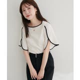 【natural couture】 【WEB限定】ハチワレスリーブ麻調ブラウス | NICE CLAUP / OLIVE des OLIVE OUTLET | 詳細画像13