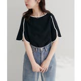 【natural couture】 【WEB限定】ハチワレスリーブ麻調ブラウス | NICE CLAUP / OLIVE des OLIVE OUTLET | 詳細画像15