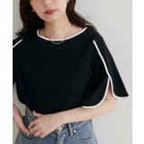 【natural couture】 【WEB限定】ハチワレスリーブ麻調ブラウス | NICE CLAUP / OLIVE des OLIVE OUTLET | 詳細画像17