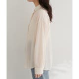 【natural couture】綿麻シアー長袖シャツ | NICE CLAUP / OLIVE des OLIVE　OUTLET | 詳細画像27 